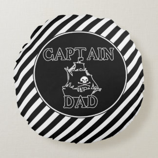Captain Dad Throw Pillow
