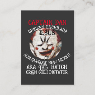 CAPTAIN DAN CHICKEN ENCHILADA JESUS NM 2047 Tee Enclosure Card