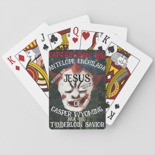 CAPTAIN DAN ENCHILADA JESUS CASPER WYOMING POKER CARDS