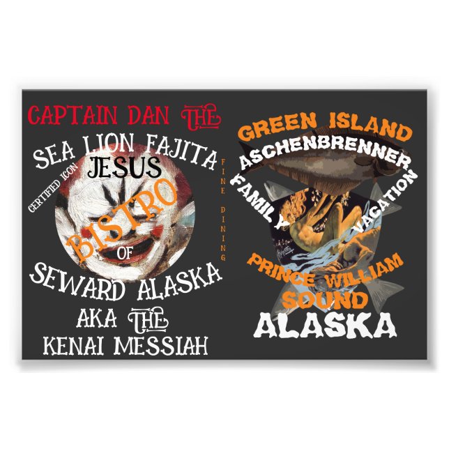 CAPTAIN DAN SEA OTTER FAJITA JESUS SEWARD ALASKA PHOTO PRINT (Front)