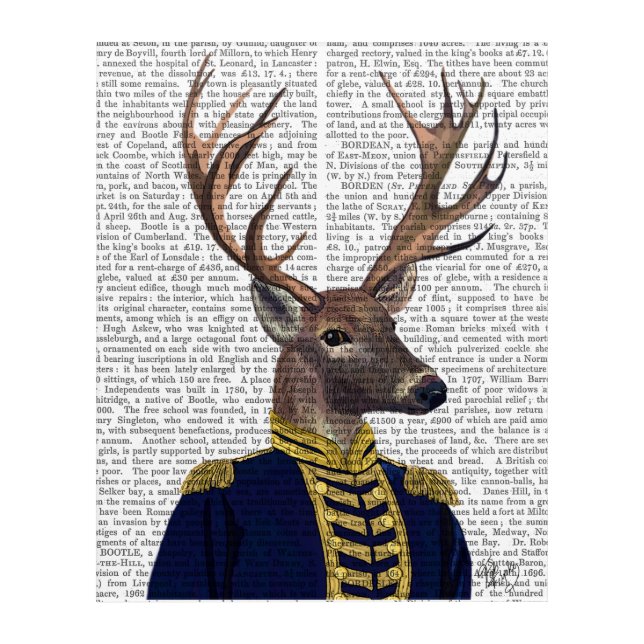 Captain Deer Acrylic Print (Front)