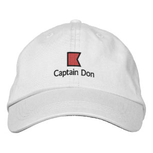 captain Don - B Embroidered Baseball Hat