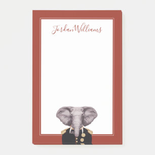 Captain Elephant Add Your Name Post-it Notes