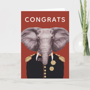 Captain Elephant   Add Your Text Card