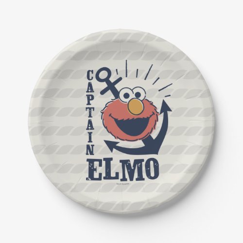 Captain Elmo Paper Plates
