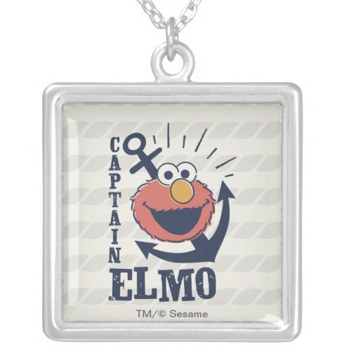 Captain Elmo Silver Plated Necklace