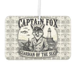 Captain Fox Guardian of Seas Nautical Design Air Freshener