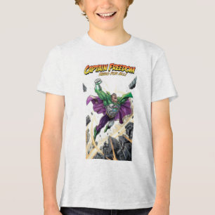 “Captain Freedom – Freedom Never Fades T-Shirt Tri-Blend Shirt