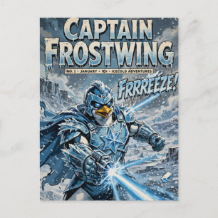 Captain Frostwing Holiday Postcard