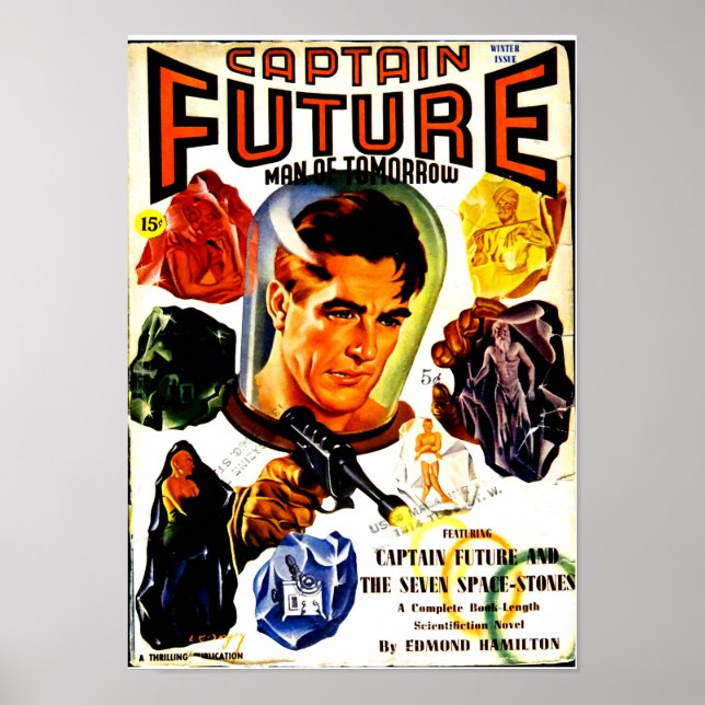 Captain Future and the Seven Spacestones Poster (Front)