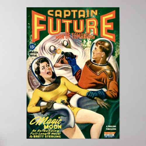 Captain Future and the White Gooey Blob Poster