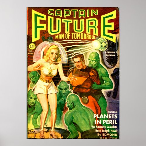 Captain Future __ Planets in Peril Poster