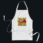 Captain Geech Adult Apron<br><div class="desc">Captain Geech and the Shrimp Shack Shooters, that fictional band played by The Wonders, aka The Oneders, in the Tom Hanks movie, That Thing You Do! With a grinning cartoon crab.</div>