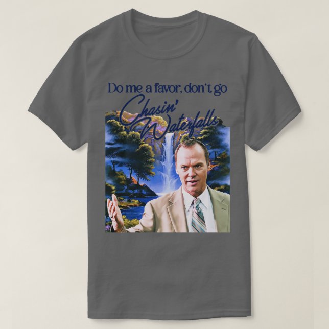 Captain Genes Waterfalls T-Shirt (Design Front)