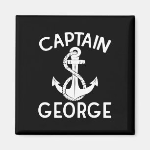 Captain George Boating Yacht Boat Ship Anchor  Magnet