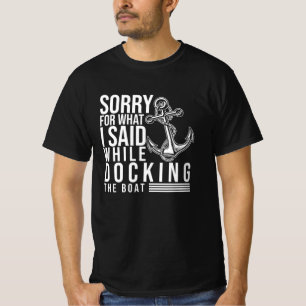 Captain Gift Boat Sailing Saying T-Shirt
