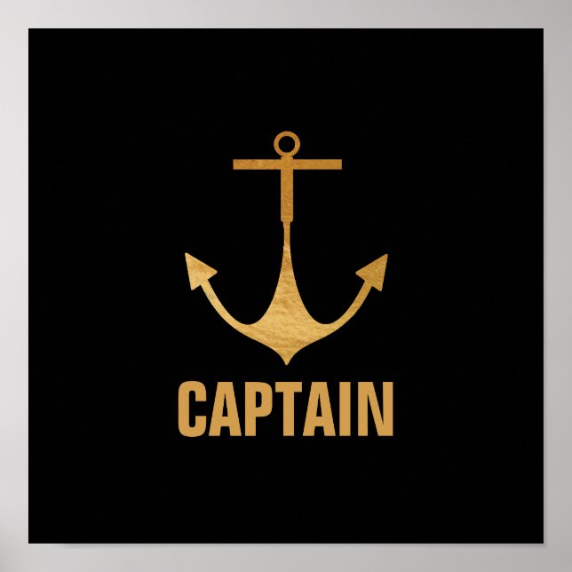 Captain, Gold Anchor Poster (Front)
