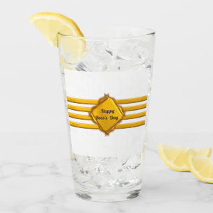 Captain gold stripes glass