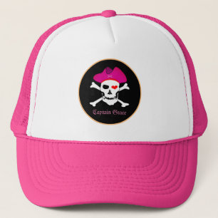 Captain "Grace" & Pirates - Treasure Island /Girls Trucker Hat