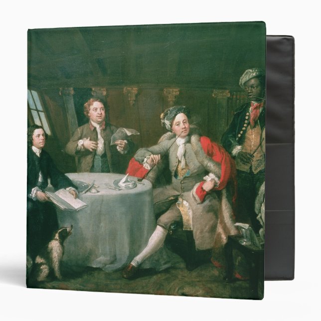 Captain Graham in his Cabin Binder (Front/Inside)