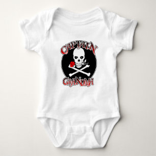 Captain Grandma Baby Bodysuit