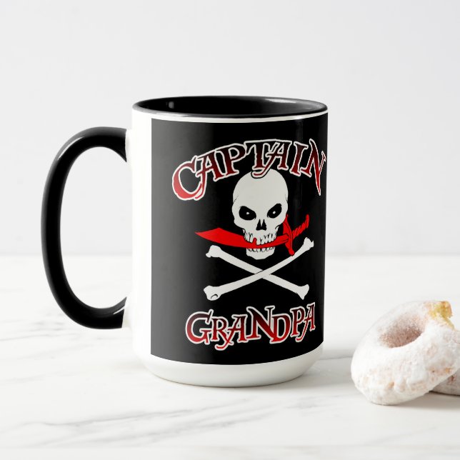 Captain Grandpa Mug (With Donut)