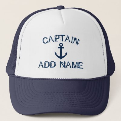 Captain Hats & Caps | Zazzle