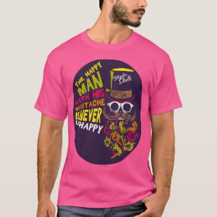 captain hipster citation happy man mustache n T-Shirt