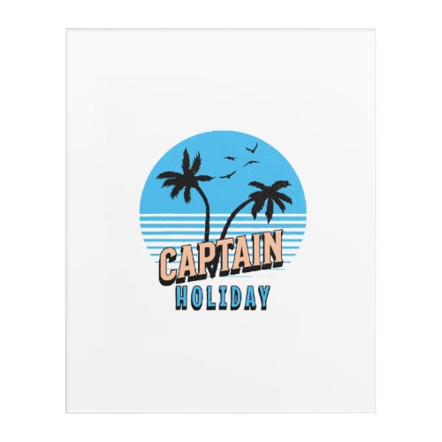 Captain Holiday Acrylic Print