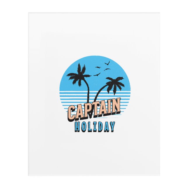 Captain Holiday Acrylic Print (Front)