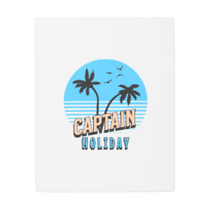 Captain Holiday Metal Print