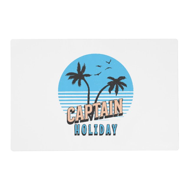 Captain Holiday Placemat (Front)