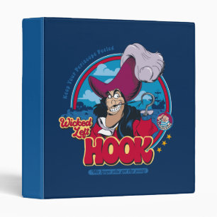 Captain Hook   Wicked Left Hook 3 Ring Binder