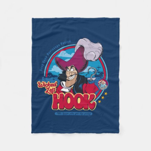 Captain Hook  Wicked Left Hook Fleece Blanket