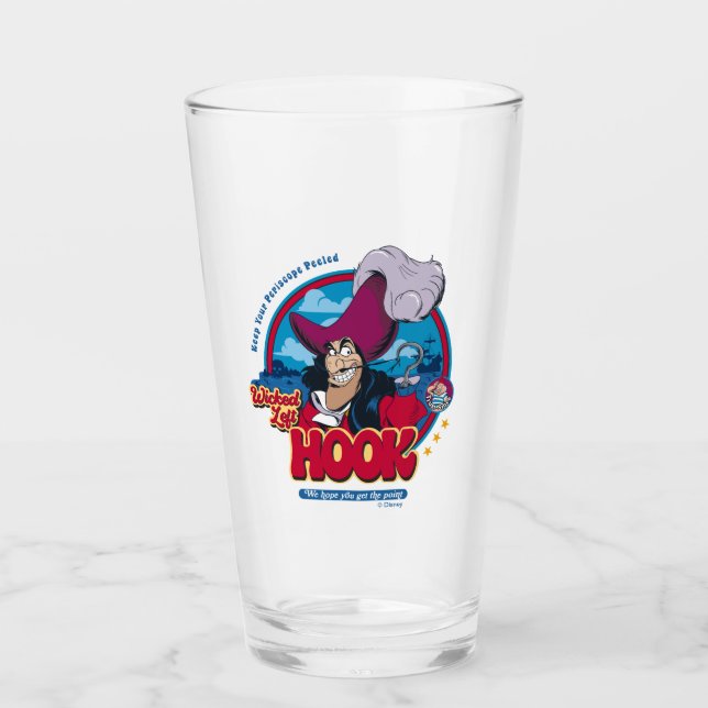 Captain Hook | Wicked Left Hook Glass (Front)