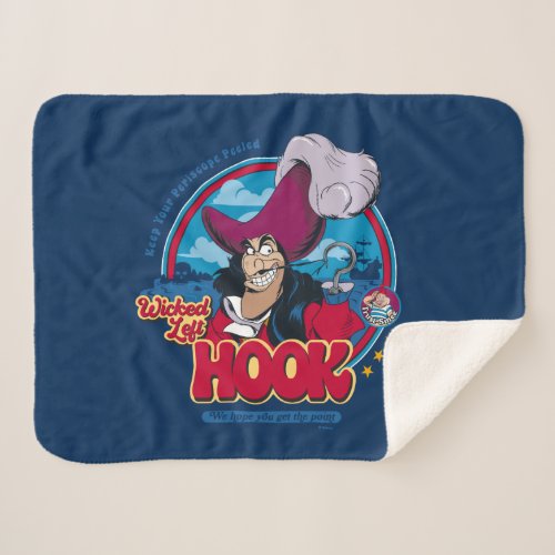 Captain Hook  Wicked Left Hook Sherpa Blanket