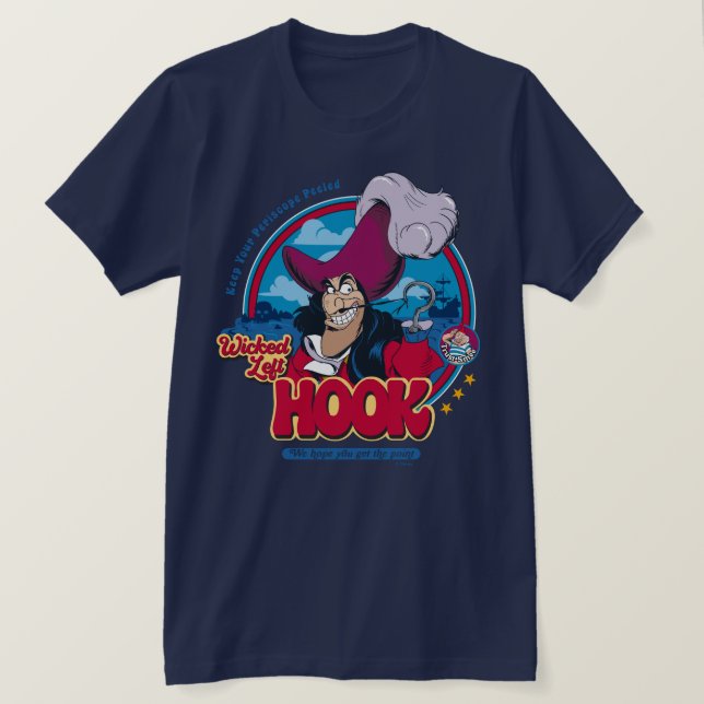 Captain Hook | Wicked Left Hook T-Shirt (Design Front)