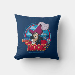 Captain Hook   Wicked Left Hook Throw Pillow