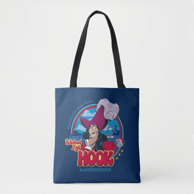 Captain Hook | Wicked Left Hook Tote Bag (Front)