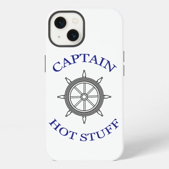 "Captain Hot Stuff”  Iphone Case (Back)