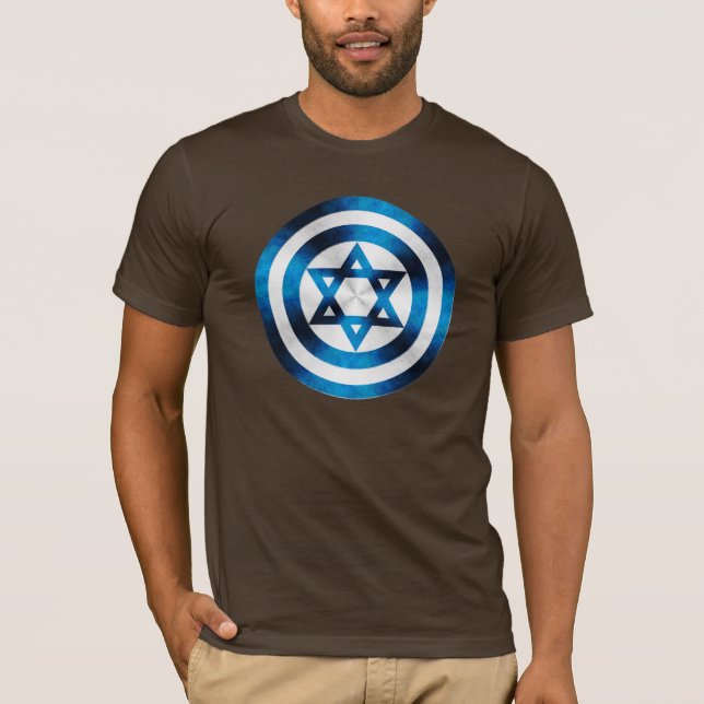 Captain Israel Hero Shield T-Shirt (Front)