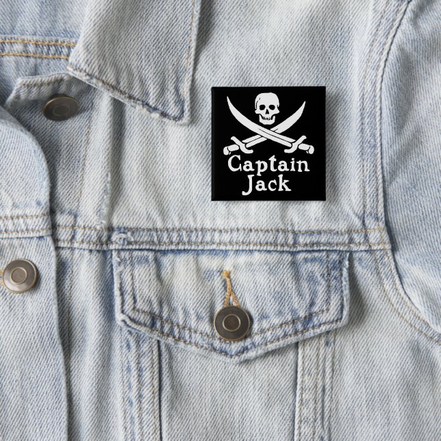 Captain Jack Pinback Button (In Situ)