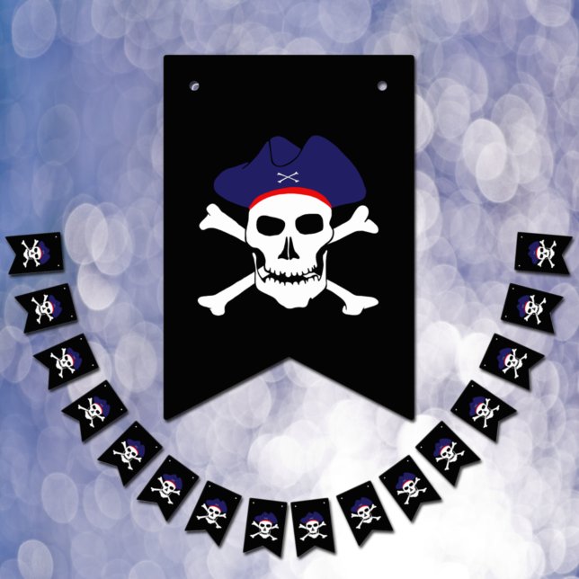 Captain Jack, Pirates Bunting Flags, Boat Party Flags (Creator Uploaded)