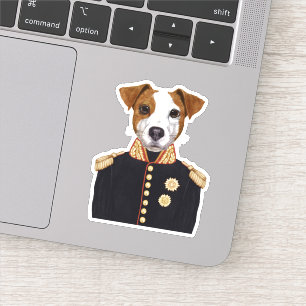 Captain Jack Russell Sticker