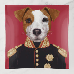 Captain Jack Russell Trinket Tray