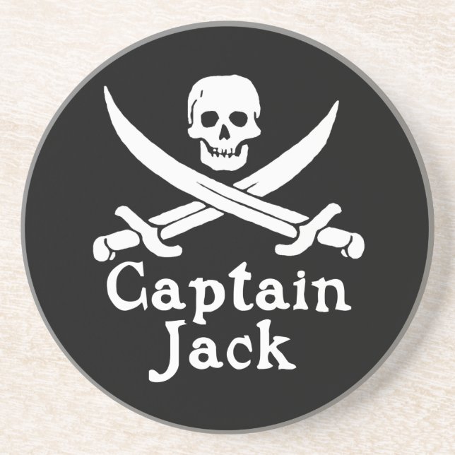 Captain Jack Sandstone Coaster (Front)