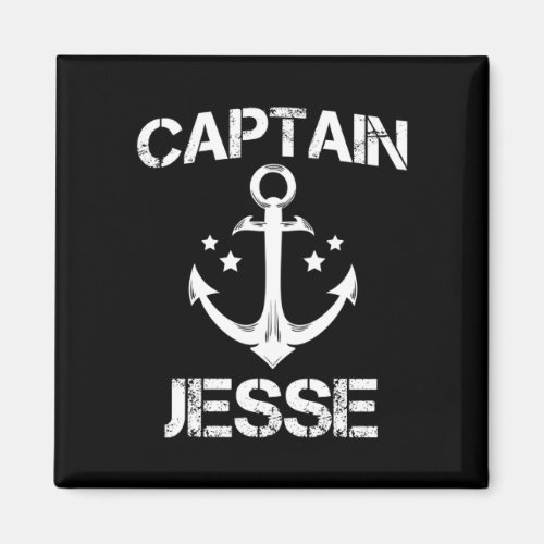 Captain jesse funny birthday name boat gift magnet