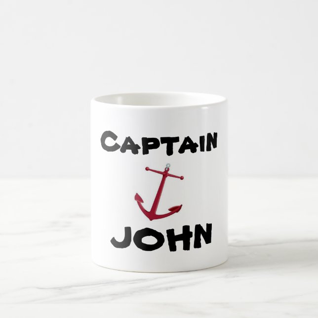 Captain, JOHN Coffee Mug (Center)