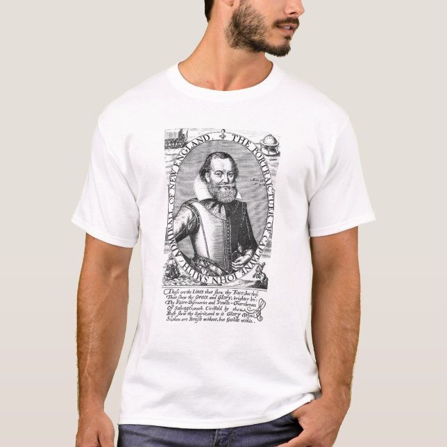 Captain John Smith  1st Governor of Virginia T-Shirt (Front)