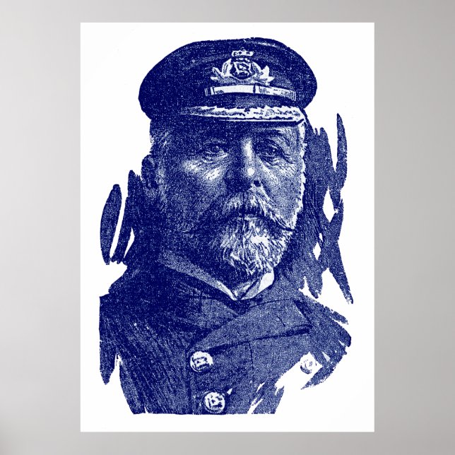 Captain John Smith, HMS Titanic Poster (Front)